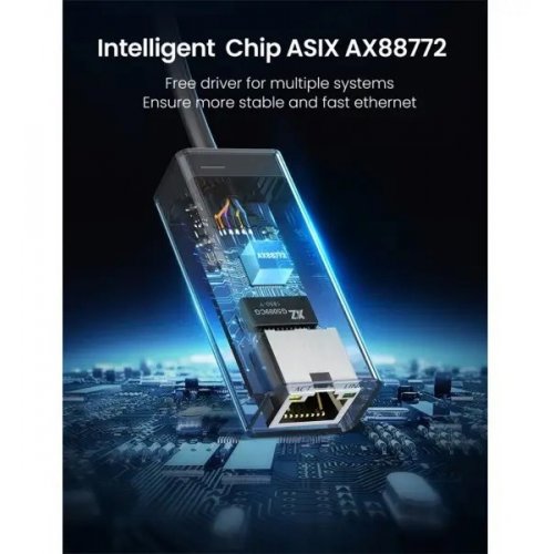 Купить Сетевая карта Ugreen CR110 USB 2.0 to RJ-45 Ethernet (20253) White - цена в Харькове, Киеве, Днепре, Одессе
в интернет-магазине Telemart фото