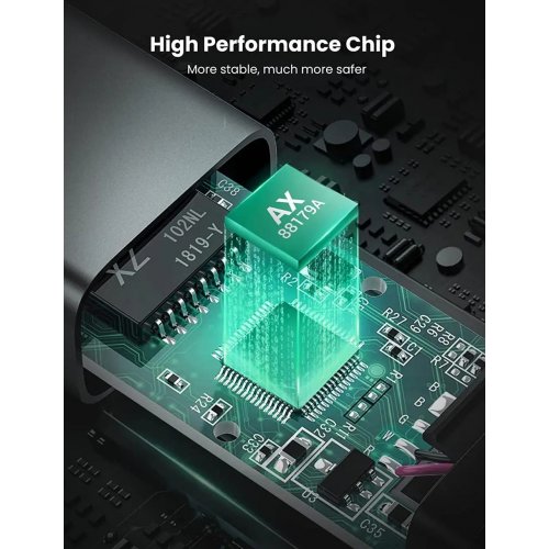 Купить Сетевая карта Ugreen CM199 USB Type-C to RJ-45 Ethernet (50737) Grey - цена в Харькове, Киеве, Днепре, Одессе
в интернет-магазине Telemart фото