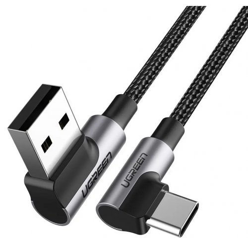 

Ugreen US284 USB 3.0 to USB Type-C 3A 90-Degree Angled 1m (20856) Black