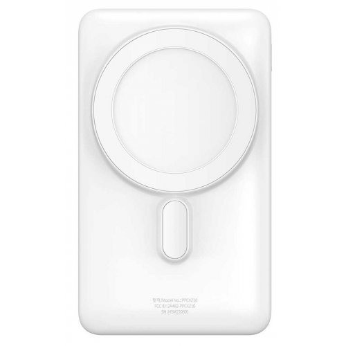 Купити Powerbank Baseus Magnetic Bracket Wireless 10000mAh 20W with cable Type-C (PPCX000002) White - ціна в Києві, Львові, Вінниці, Хмельницькому, Франківську, Україні | інтернет-магазин TELEMART.UA фото