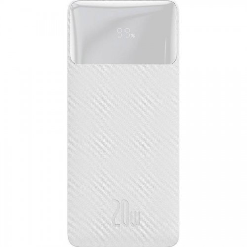 Powerbank Baseus Bipow Digital Display 30000mAh 20W (PPDML-N02) White купити в Україні | Telemart фото