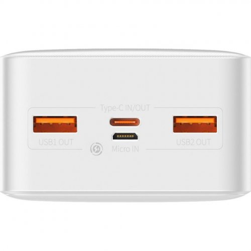 Powerbank Baseus Bipow Digital Display 30000mAh 20W (PPDML-N02) White купити в Україні | Telemart фото