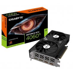 Видеокарта Gigabyte GeForce RTX 4060 Ti WindForce 8192MB (GV-N406TWF2-8GD)