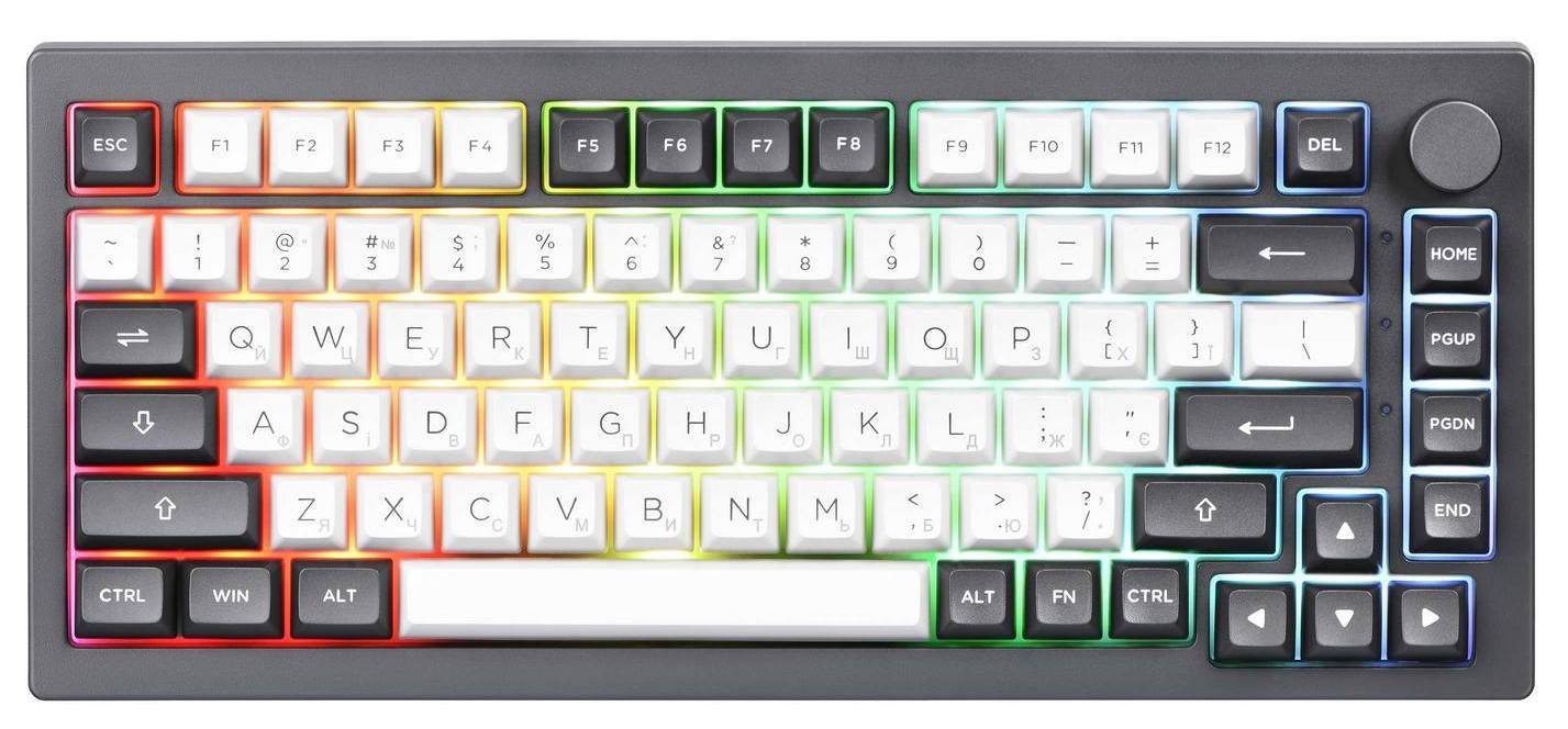 Купить Клавиатура AKKO 5075B Plus Dracula RGB Akko V3 Cream Yellow ...