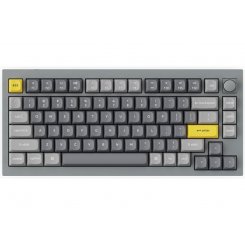 Клавіатура Keychron Q1 84 Key QMK RGB Gateron Phantom Silver Hot-Swap Knob (Q1N5) Silver Grey