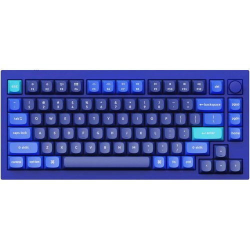 

Keychron Q1 QMK RGB Gateron G PRO Red Hot-Swap Knob (Q1O1) Navy Blue