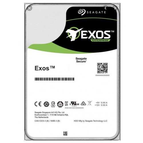 Фото Seller recertified жорсткий диск Seagate Exos X16 512e/4Kn 16TB 7200RPM 3.5