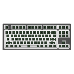 Фото Основание для клавиатуры Dark Project KD87B LTD Aluminum Barebones (KB-CST-872-702224) Grey
