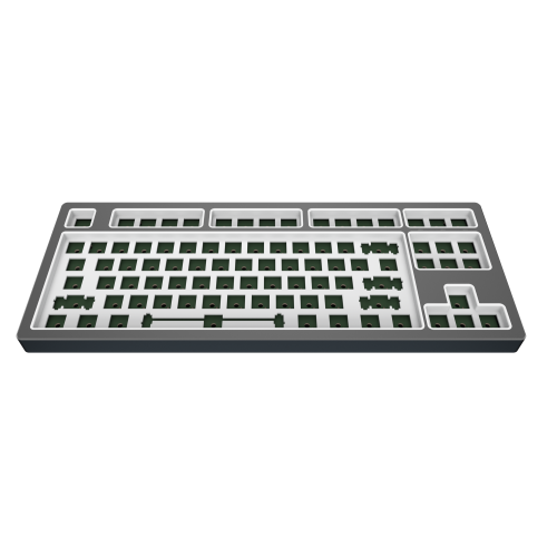 Купить Основание для клавиатуры Dark Project KD87B LTD Aluminum Barebones (KB-CST-872-702224) Grey - цена в Харькове, Киеве, Днепре, Одессе
в интернет-магазине Telemart фото