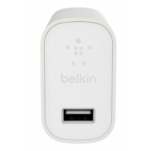 Купить Сетевое зарядное устройство Belkin MIXIT Metallic 2.4A (F8M731vf) White - цена в Харькове, Киеве, Днепре, Одессе
в интернет-магазине Telemart фото