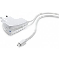 Мережевий зарядний пристрій Kit Mains Charger Lightning 2.4A (IP5PMCEU2A) White