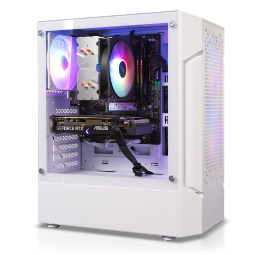 Купить Компьютер HEXO Gaming RTX3050 Base (HGB-5500N3050-16S500WH) White - цена в Харькове, Киеве, Днепре, Одессе
в интернет-магазине Telemart фото