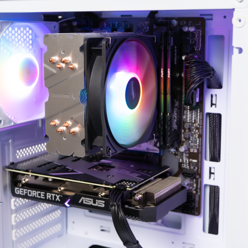 Купить Компьютер HEXO Gaming RTX3050 Base (HGB-5500N3050-16S500WH) White - цена в Харькове, Киеве, Днепре, Одессе
в интернет-магазине Telemart фото