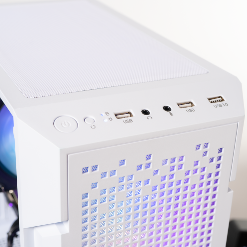 Купить Компьютер HEXO Gaming RTX3050 Base (HGB-5500N3050-16S500WH) White - цена в Харькове, Киеве, Днепре, Одессе
в интернет-магазине Telemart фото