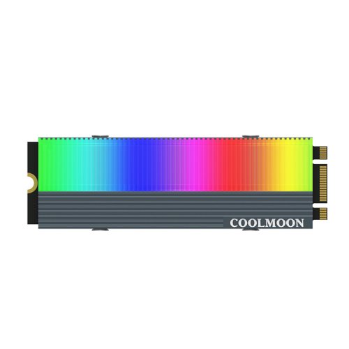 Купить Радиатор Coolmoon M.2 SSD ARGB - цена в Харькове, Киеве, Днепре, Одессе
в интернет-магазине Telemart фото
