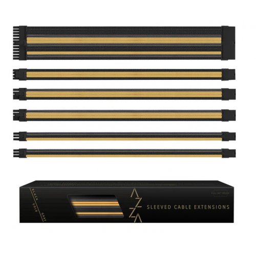 

Azza Sleeved Cable Extensions (ACAZ-001) Black