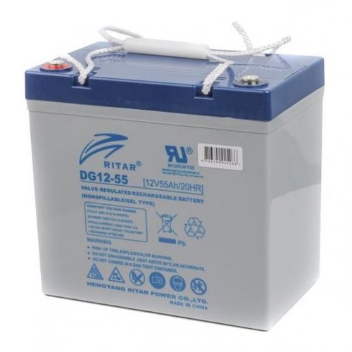 Купить Аккумуляторная батарея Ritar 12V 55Ah (DG12-55) - цена в Харькове, Киеве, Днепре, Одессе
в интернет-магазине Telemart фото