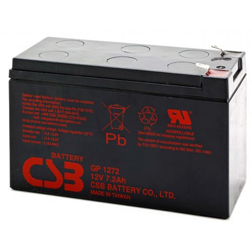 

CSB 12V 7.2Ah (GPL1272)