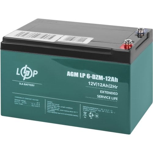 Купити Акумуляторна батарея LogicPower LP 6-DZM-12 12V 12 Ah (LP9172) - ціна в Києві, Львові, Вінниці, Хмельницькому, Франківську, Україні | інтернет-магазин TELEMART.UA фото