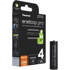 Акумулятор Panasonic Eneloop Pro AA 2500 mAh NI-MH 4BP (BK-3HCDE/4BE)