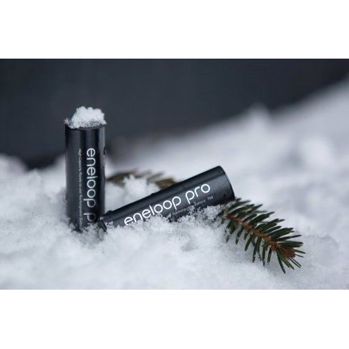 Photo Panasonic Eneloop Pro AA 2500 mAh NI-MH 4BP (BK-3HCDE/4BE)