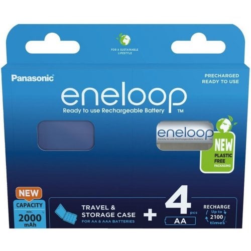 

Panasonic Eneloop AA 2000 mAh NI-MH 4BP + case (BK-3MCDEC4BE)