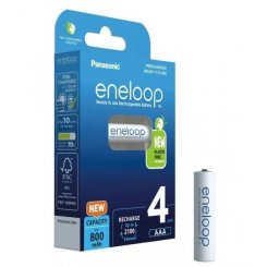 Акумулятор Panasonic Eneloop AAA 800 mAh NI-MH 4BP (BK-4MCDE/4BE)