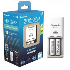 Зарядний пристрій Panasonic Compact Charger + Eneloop AA 1900 mAh 2BP (K-KJ50MCD20E)