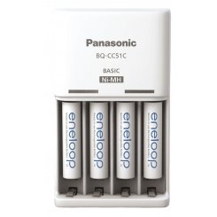 Зарядний пристрій Panasonic Basic Charger New + Eneloop AAA 800 mAh NI-MH 4BP (K-KJ51MCD04E)