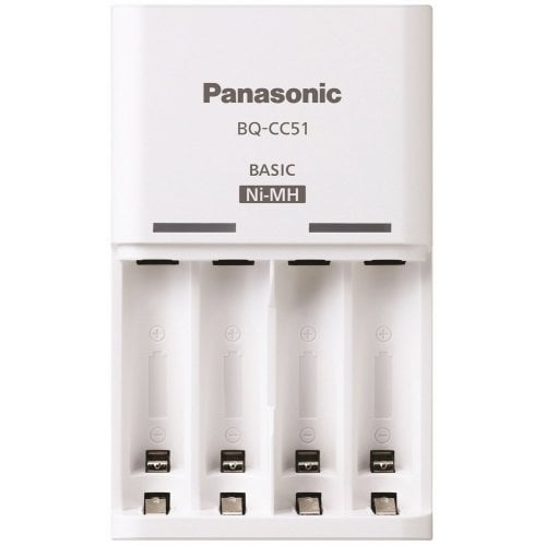 Купити Зарядний пристрій Panasonic Basic Charger New + Eneloop AAA 800 mAh NI-MH 4BP (K-KJ51MCD04E) - ціна в Києві, Львові, Вінниці, Хмельницькому, Франківську, Україні | інтернет-магазин TELEMART.UA фото