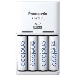 Зарядний пристрій Panasonic Basic Charger New + Eneloop AA 2000 mAh NI-MH 4BP (K-KJ51MCD40E)