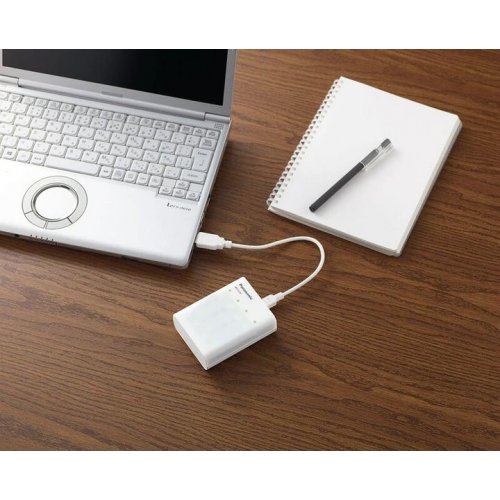 Зарядний пристрій Panasonic USB in/out з функцією Power Bank + 4AA 2000 mAh (K-KJ87MCD40USB) купити в Україні: Київ, Львів, Хмельницький, Тернопіль, Івано-Франківськ | Низька ціна, відгуки, характеристики від TELEMART фото
