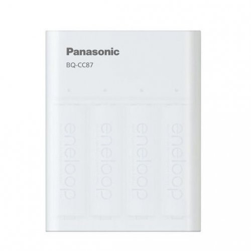 Зарядний пристрій Panasonic USB in/out з функцією Power Bank для AA/AAA (BQ-CC87USB) купити в Україні: Київ, Львів, Хмельницький, Тернопіль, Івано-Франківськ | Низька ціна, відгуки, характеристики від TELEMART фото