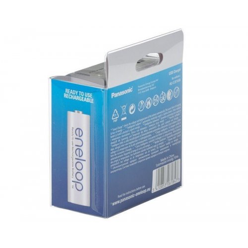 Зарядний пристрій Panasonic USB in/out з функцією Power Bank для AA/AAA (BQ-CC87USB) купити в Україні: Київ, Львів, Хмельницький, Тернопіль, Івано-Франківськ | Низька ціна, відгуки, характеристики від TELEMART фото