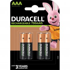 Аккумулятор Duracell AAA HR03 750mAh 4 шт. (5007331)