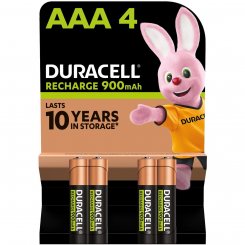 Акумулятор Duracell AAA HR03 900mAh 4 шт. (5007338)