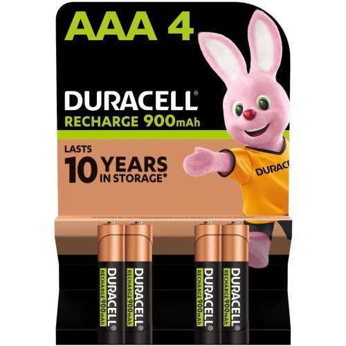 Купити Акумулятор Duracell AAA HR03 900mAh 4 шт. (5007338) - ціна в Києві, Львові, Вінниці, Хмельницькому, Франківську, Україні | інтернет-магазин TELEMART.UA фото
