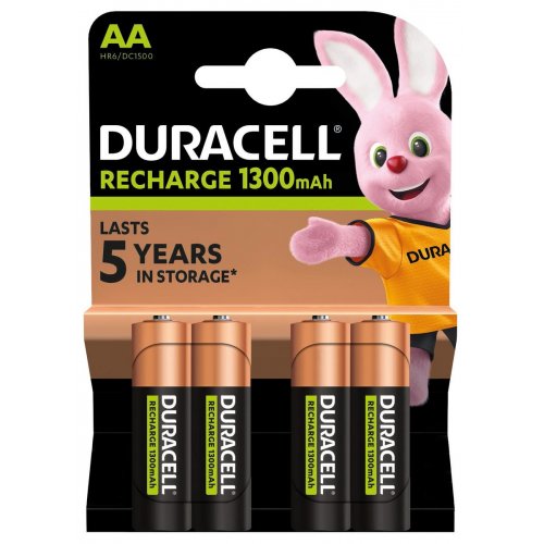 Купити Акумулятор Duracell AA HR6 1300mAh 4 шт. (5007324) - ціна в Києві, Львові, Вінниці, Хмельницькому, Франківську, Україні | інтернет-магазин TELEMART.UA фото