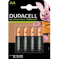 Аккумулятор Duracell AA HR6 2500mAh 4 шт. (5007308)