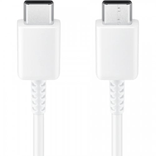 Купити Кабель Samsung USB Type-C to USB Type-C (60W) 1m (EP-DA705BWRGRU) White - ціна в Києві, Львові, Вінниці, Хмельницькому, Франківську, Україні | інтернет-магазин TELEMART.UA фото