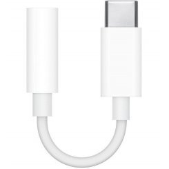 Кабель Apple USB Type-C to 3.5mm (MU7E2ZM/A) White