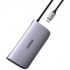 USB-хаб Ugreen CM212 USB Type-C 7 in 1 (50852) Grey
