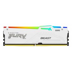 ОЗП Kingston DDR5 16GB 5200Mhz FURY Beast RGB White (KF552C40BWA-16)