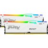 Kingston DDR5 32GB (2x16GB) 6000Mhz FURY Beast RGB White (KF560C40BWAK2-32)