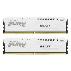 ОЗУ Kingston DDR5 32GB (2x16GB) 5200Mhz FURY Beast White (KF552C40BWK2-32)