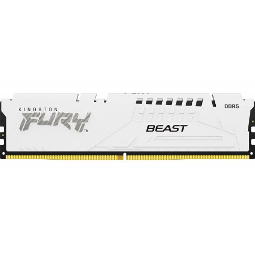 Photo RAM Kingston DDR5 16GB 6000Mhz FURY Beast White (KF560C40BW-16)