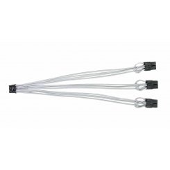Кастомный кабель питания QUBE 12+4P VGA (QBW12+4PW) White