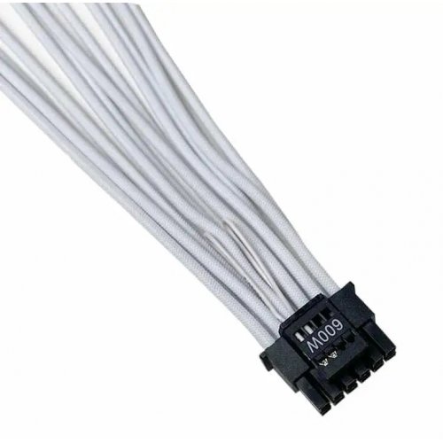 Кастомный кабель питания QUBE 12+4P VGA (QBW12+4PW) White купить в Украине: Киев, Днепр, Харьков, Одесса  | Низкая цена, отзывы, характеристики от TELEMART фото