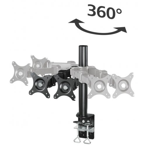 Купить Настольный кронштейн HAMA Arm 2 10"-26" (00095830) Black - цена в Харькове, Киеве, Днепре, Одессе
в интернет-магазине Telemart фото