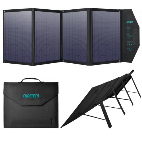 Купить Солнечная панель Choetech SC007 Solar Panel Charger 80W - цена в Харькове, Киеве, Днепре, Одессе
в интернет-магазине Telemart фото